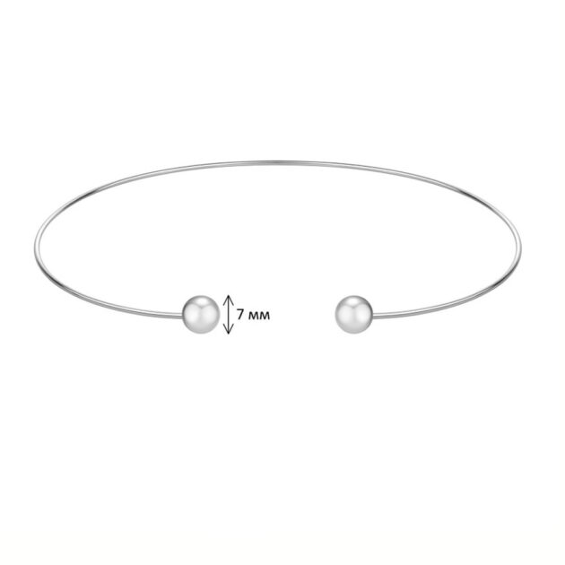 Серебряное колье-чокер "Aura"