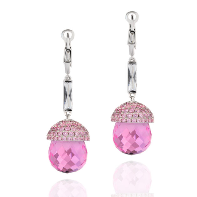 Hõbedased kõrvarõngad "Colorato"