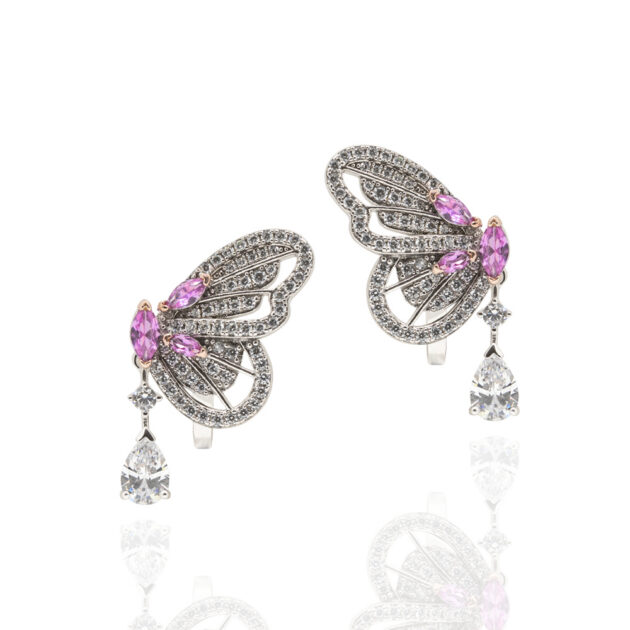 Hõbedased kõrvarõngad "Volare"