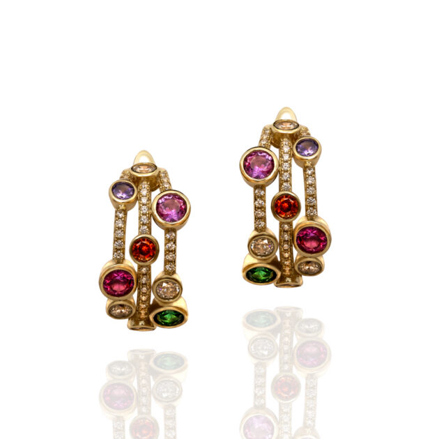 Hõbedased kõrvarõngad "Gioia"