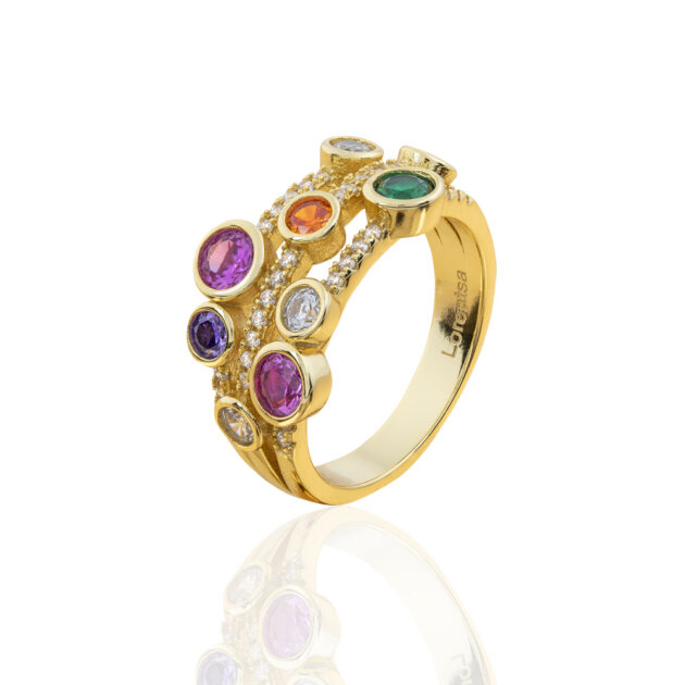 Hõbedane sõrmus "Gioia"