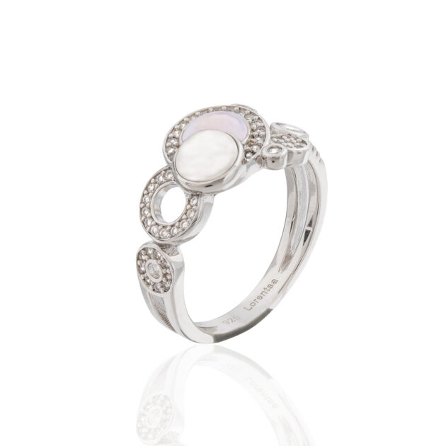 Hõbedane sõrmus "Positano"