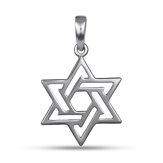 Silver pendant "Magen David"