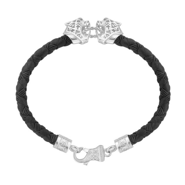 Silver bracelet "Panther"