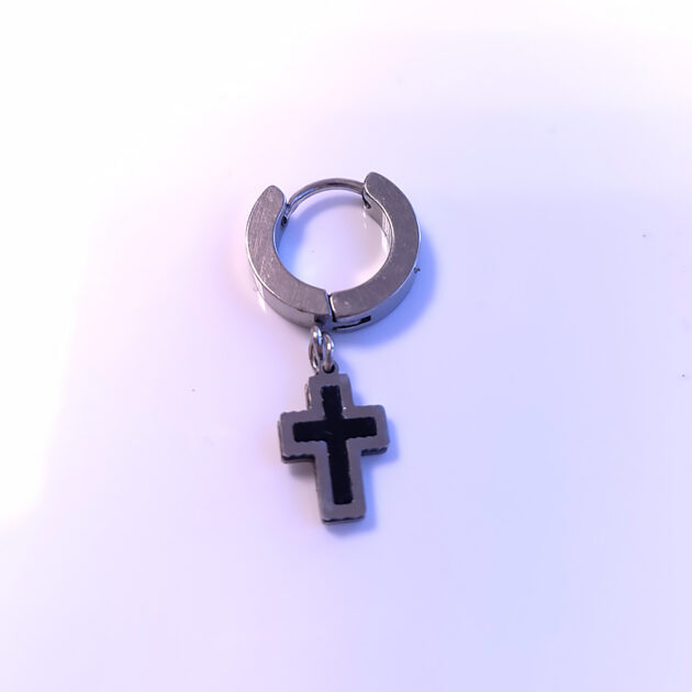 Mono-earring unisex style "Cross"