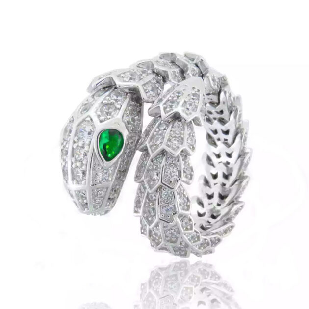 Silver ring "Snake"