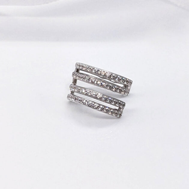 Stylish silver cuff